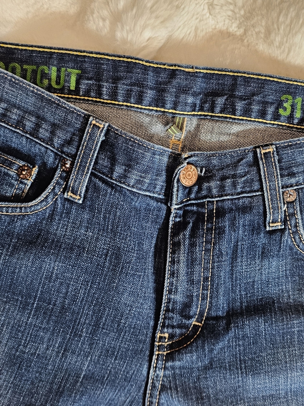 J. Crew Women's Dark Blue Boot Cut Jeans